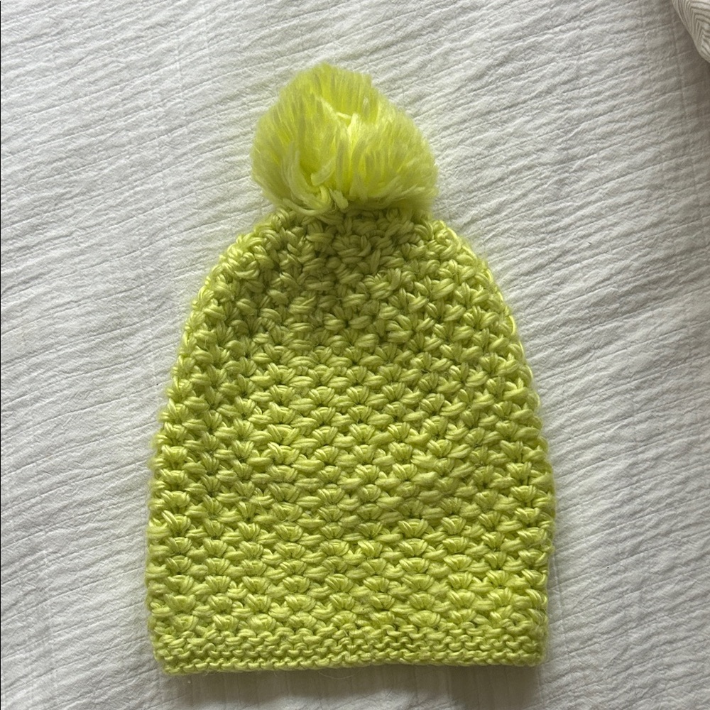 Yellow Knitted Beanie